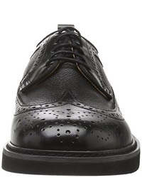 schwarze Derby Schuhe von Gant