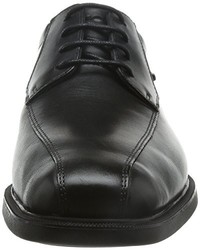 schwarze Derby Schuhe von Geox