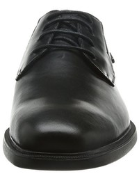 schwarze Derby Schuhe von Geox