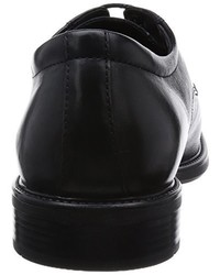 schwarze Derby Schuhe von Geox