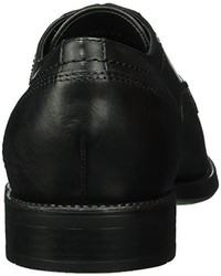 schwarze Derby Schuhe von Geox