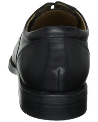 schwarze Derby Schuhe von Geox