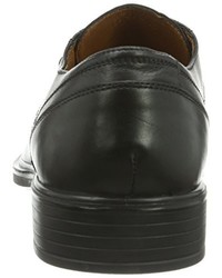 schwarze Derby Schuhe von Geox