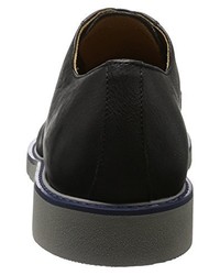 schwarze Derby Schuhe von Geox