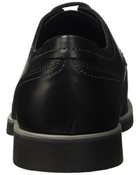 schwarze Derby Schuhe von Geox