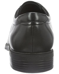 schwarze Derby Schuhe von Geox