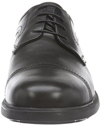 schwarze Derby Schuhe von Geox