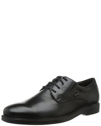 schwarze Derby Schuhe von Geox