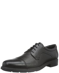 schwarze Derby Schuhe von Geox