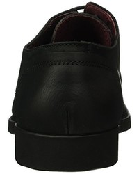 schwarze Derby Schuhe von Goldmud