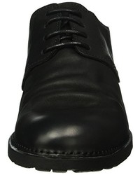 schwarze Derby Schuhe von Goldmud