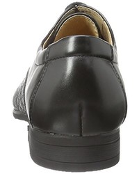 schwarze Derby Schuhe von Goor