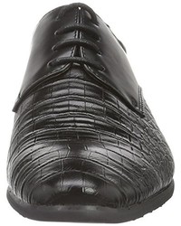 schwarze Derby Schuhe von Goor