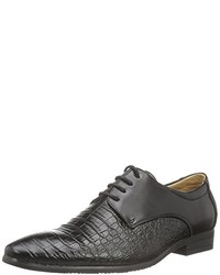 schwarze Derby Schuhe von Goor