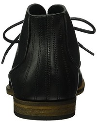 schwarze Derby Schuhe von Hub