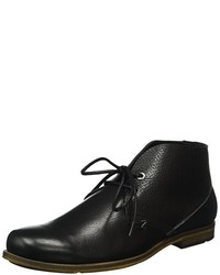 schwarze Derby Schuhe von Hub