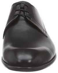 schwarze Derby Schuhe von Hugo