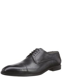 schwarze Derby Schuhe von Hugo