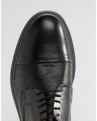 schwarze Derby Schuhe von Hugo Boss