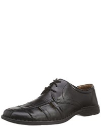 schwarze Derby Schuhe von Josef Seibel