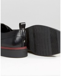 schwarze Derby Schuhe von Asos