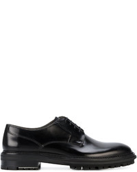 schwarze Derby Schuhe von Lanvin