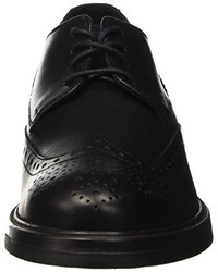 schwarze Derby Schuhe von Lumberjack