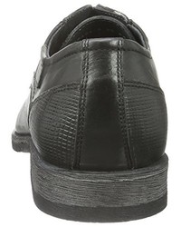 schwarze Derby Schuhe von Manitu