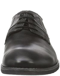 schwarze Derby Schuhe von Manitu