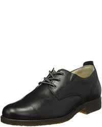 schwarze Derby Schuhe von Manz