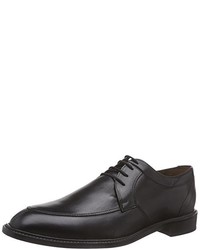 schwarze Derby Schuhe von Manz