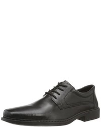 schwarze Derby Schuhe von Rieker