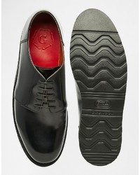 schwarze Derby Schuhe von Grenson