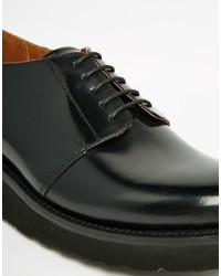 schwarze Derby Schuhe von Grenson