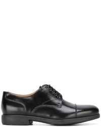 schwarze Derby Schuhe von Salvatore Ferragamo
