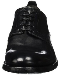schwarze Derby Schuhe von Silvano Sassetti