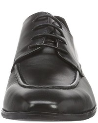 schwarze Derby Schuhe von Uomo