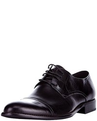 schwarze Derby Schuhe von Uomo