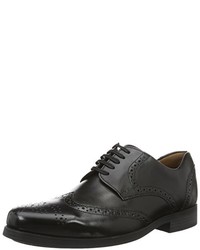 schwarze Derby Schuhe von Weber Schuh