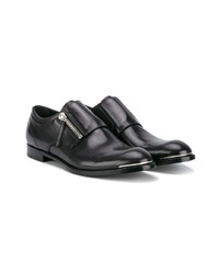 schwarze Derby Schuhe von Alexander McQueen