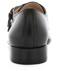 schwarze Doppelmonks aus Leder von Sam Edelman