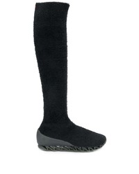 schwarze elastische kniehohe Stiefel von Camper Lab