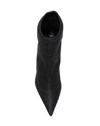 schwarze elastische Stiefeletten von Sergio Rossi