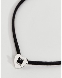 schwarze enge Halskette von Asos