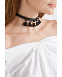 schwarze enge Halskette von Chan Luu