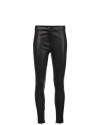 schwarze enge Hose aus Leder von Robert Rodriguez
