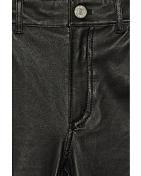 schwarze enge Hose aus Leder von Acne Studios