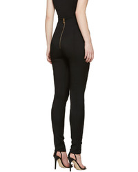 schwarze enge Hose von Balmain