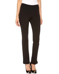 schwarze enge Hose von Donna Karan