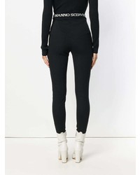 schwarze enge Hose von Ermanno Scervino